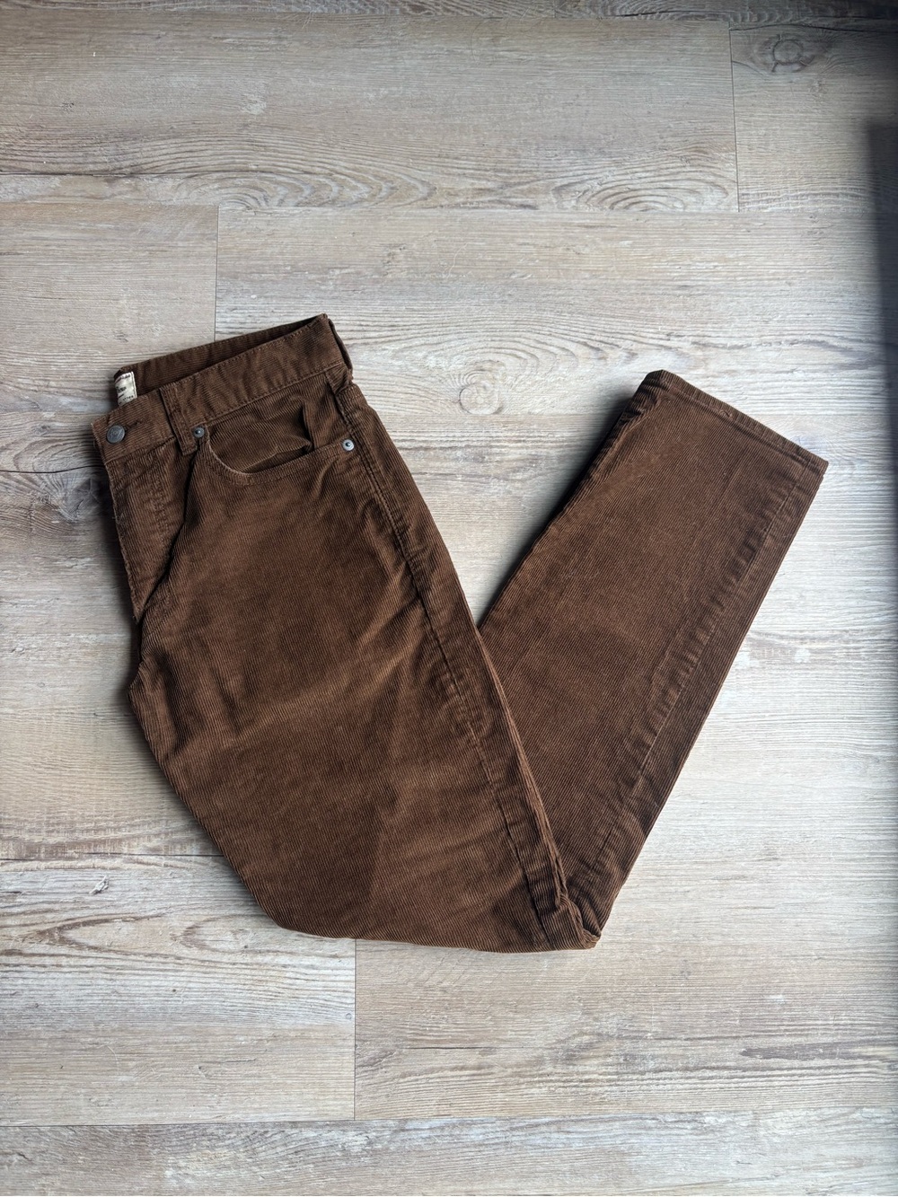 J. Crew Men's Dark Brown Corduroy Pants